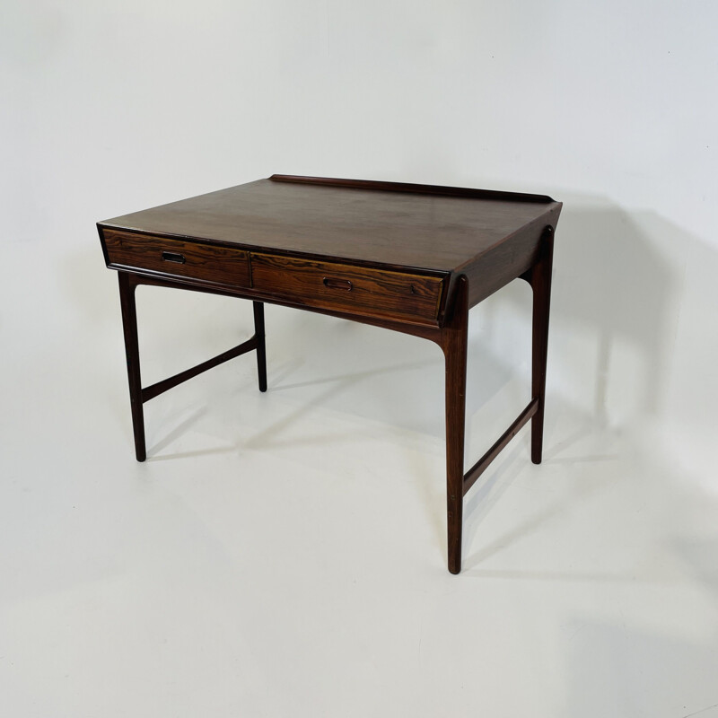 Vintage rosewood desk by Svend Aage Madsen, Denmark 1960