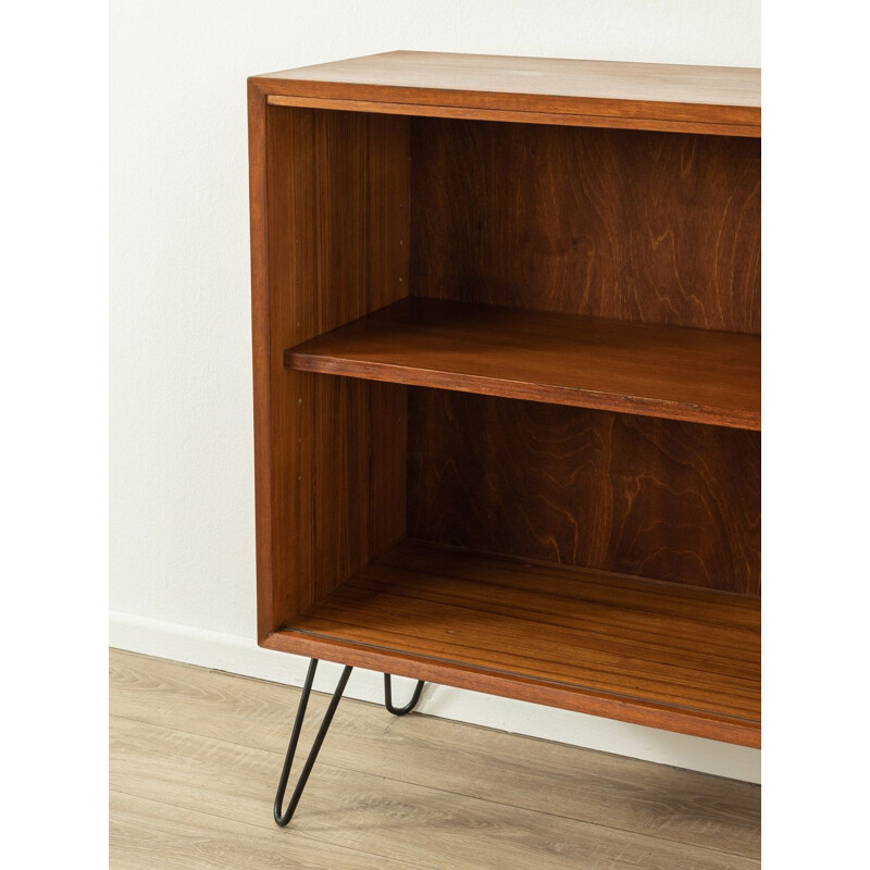 Vintage teak sideboard with one sliding door, Germany 1960s