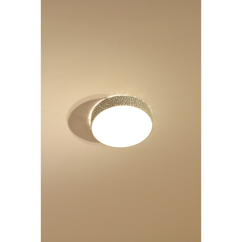 Italian ceiling lamp in metal - 1950s
