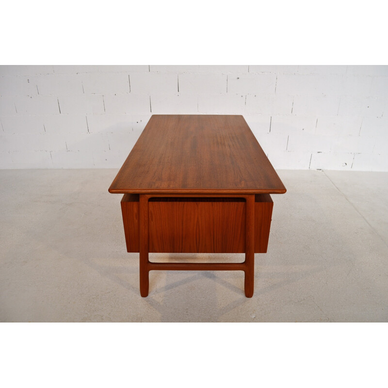 Desk "Double sided 75" in teak by Gunni OMANN - 1960s