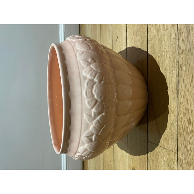 Pair of vintage ceramic pot holders saint clement