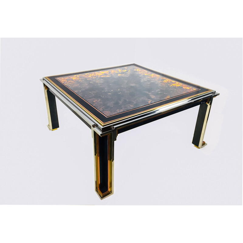 Vintage dining table by Alain Delon for Maison Jansen