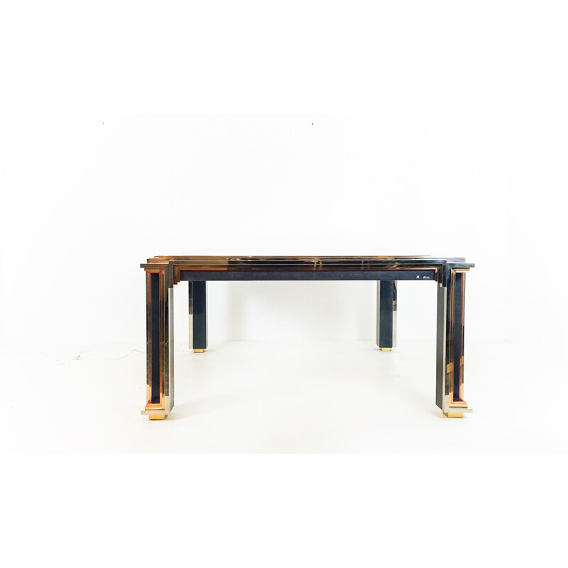 Vintage dining table by Alain Delon for Maison Jansen