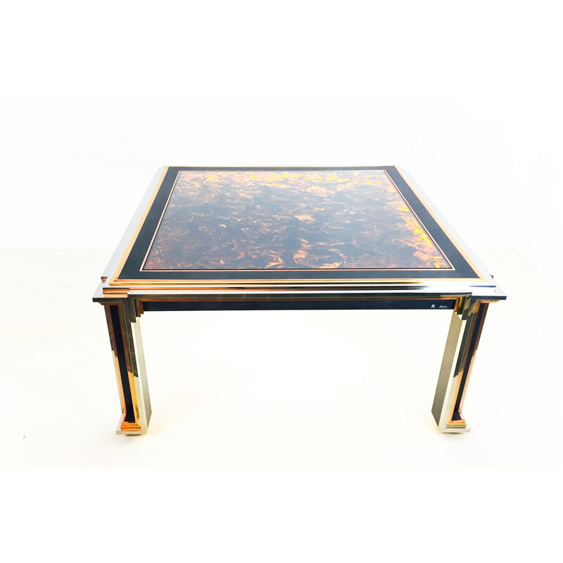 Vintage dining table by Alain Delon for Maison Jansen