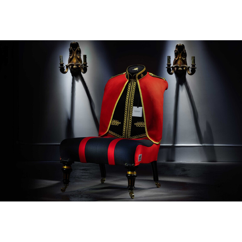 Vintage officers Mess dress armchair