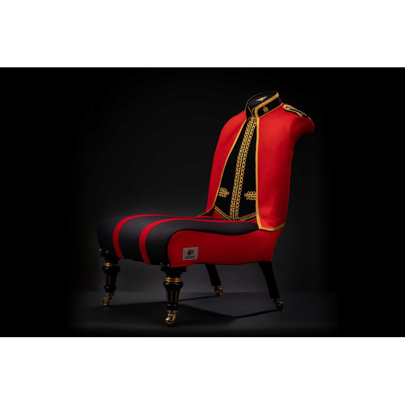 Vintage officers Mess dress armchair