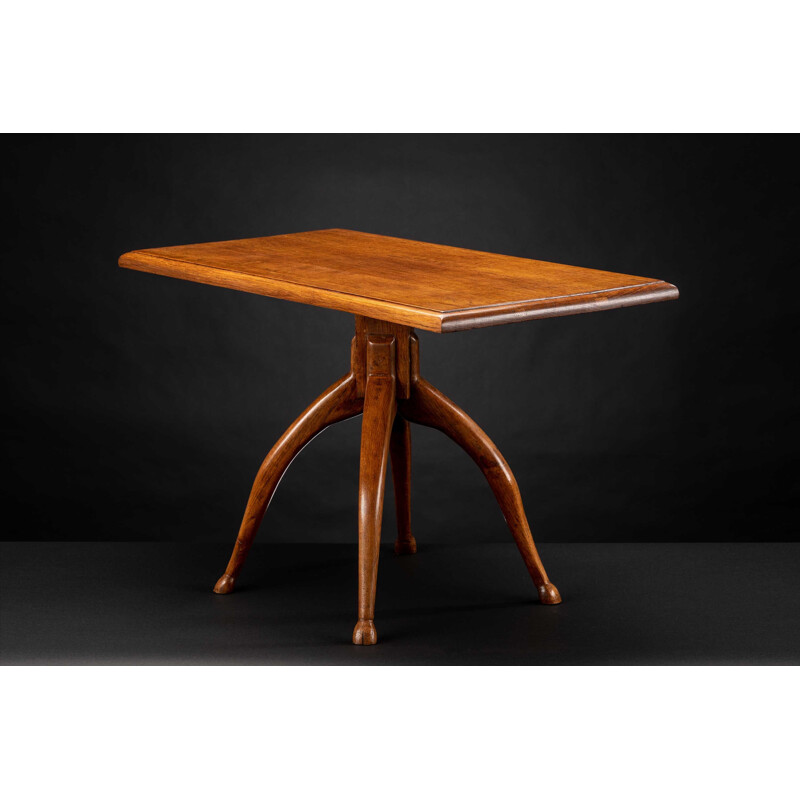 Vintage "The Hoof" oakwood table