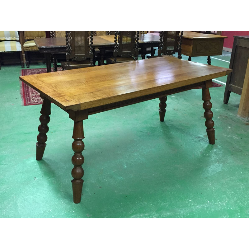 French coffee table in oak - 1960s