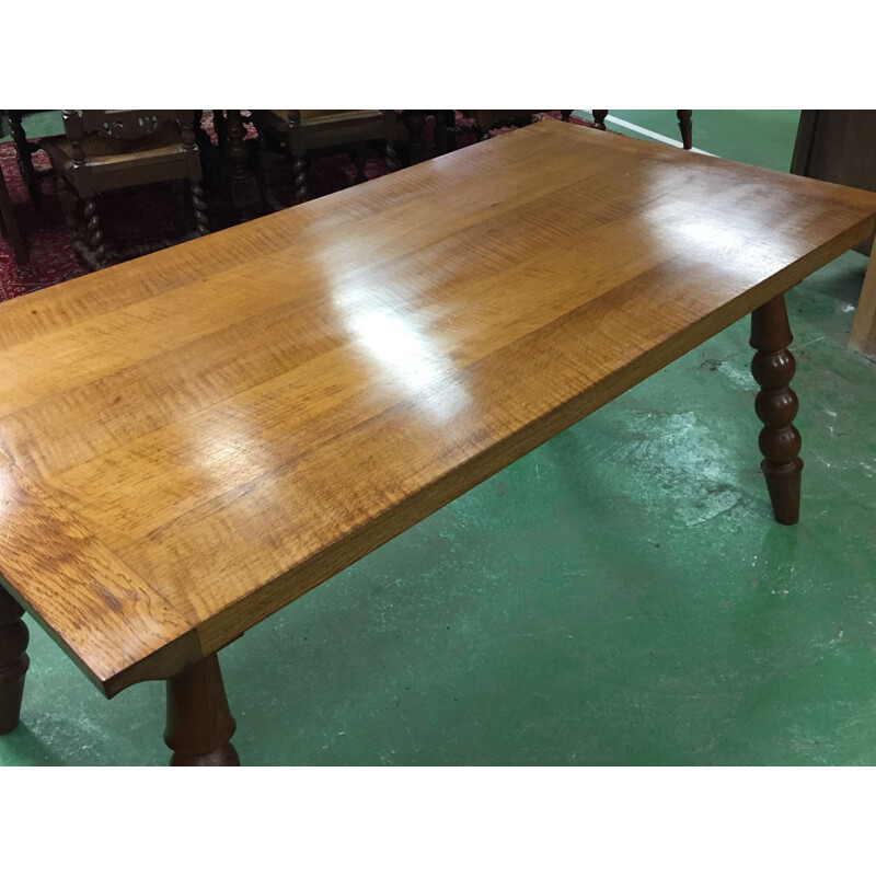 French coffee table in oak - 1960s