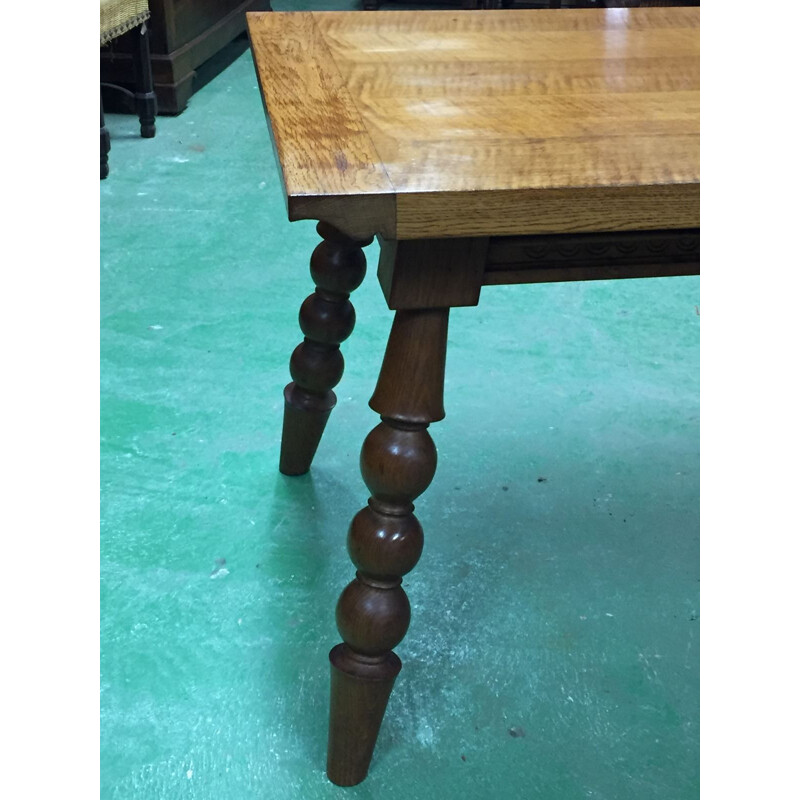 French coffee table in oak - 1960s