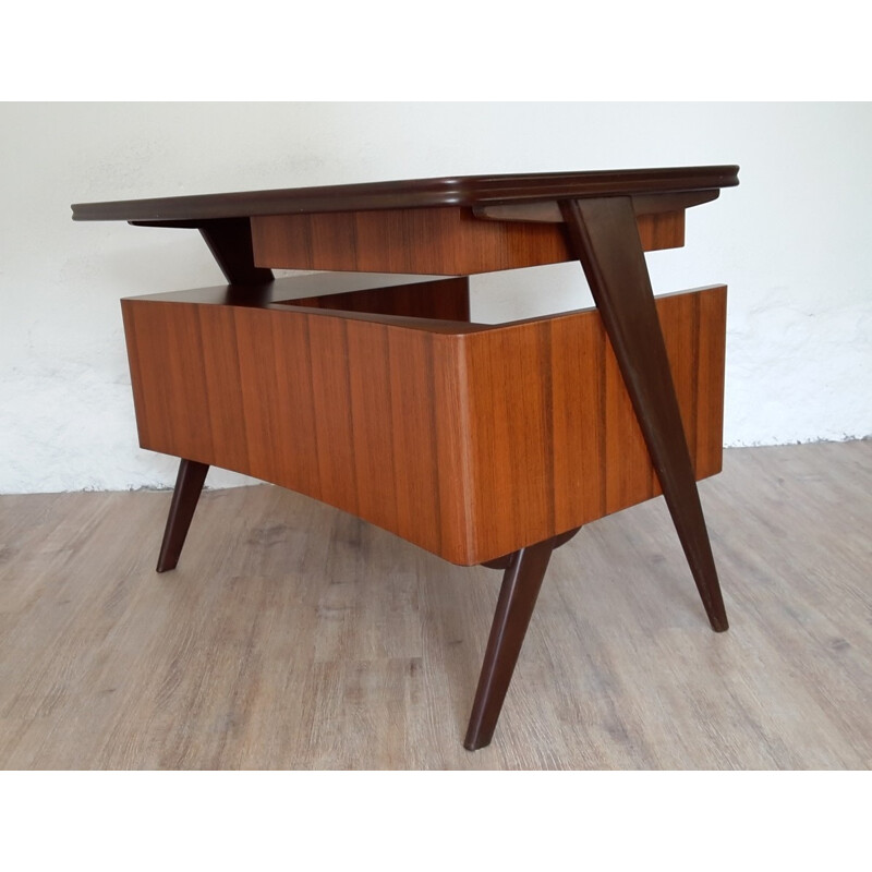 Kleiner italienischer Vintage-Schreibtisch aus Palisanderholz - 1950