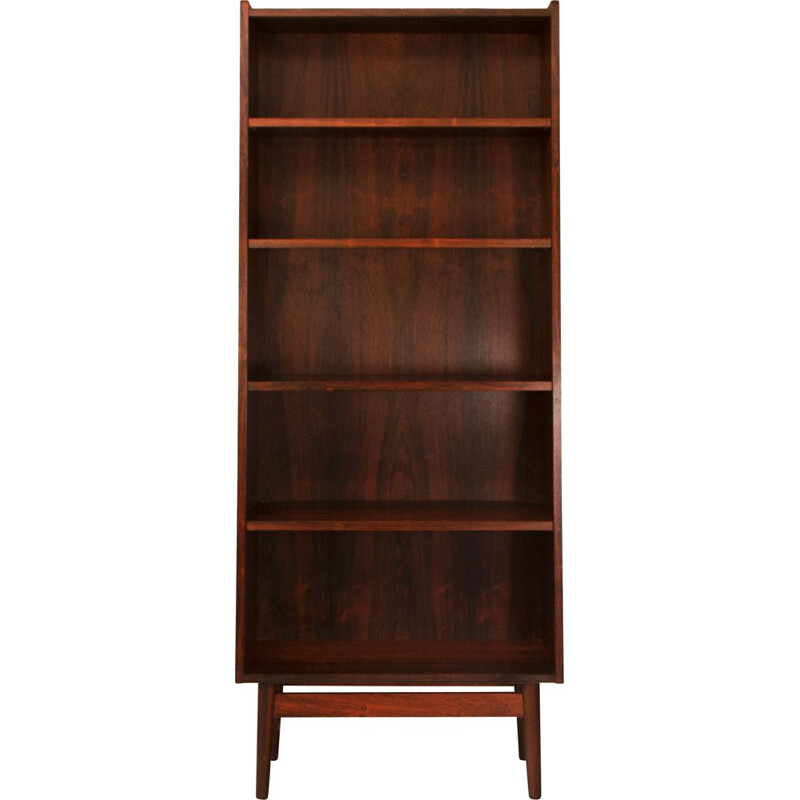 Vintage "Bornholmer" rosewood bookcase by Johannes Sorth for Bornholms Møbelfabrik Nexø, Denmark 1960s