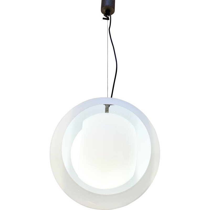 Vintage murano suspensão de vidro por Carlo Nason para Mazzega, Itália 1960