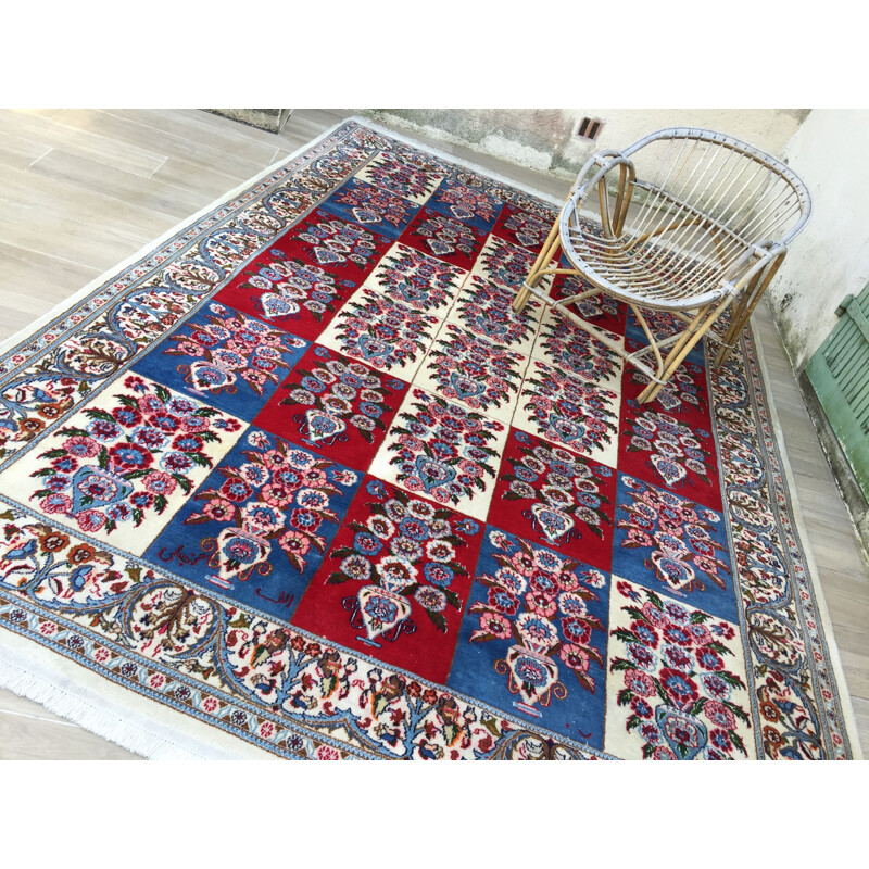 Persian rug mood vintage wool velvet