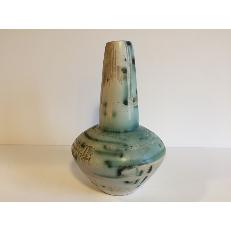 Vintage ceramic vase by Jacques Blin, 1950