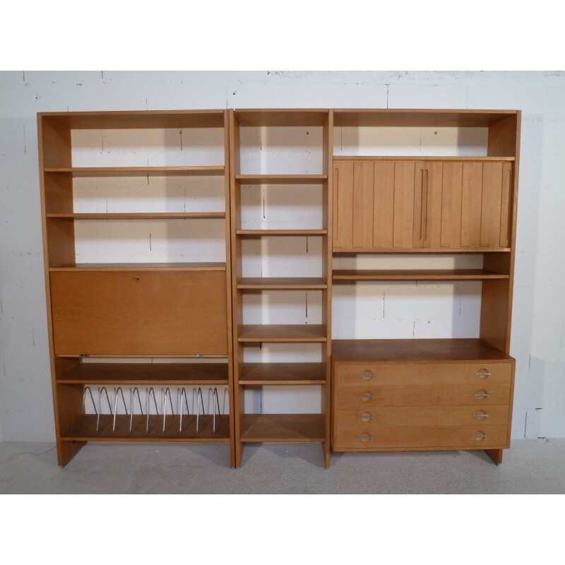 Mid century modern RY 100 bookshelf unit, Hans WEGNER - 1962