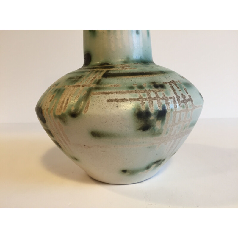 Vintage ceramic vase by Jacques Blin, 1950