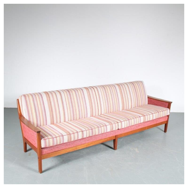 Vintage Scandinavian 4-seater sofa, 1960s