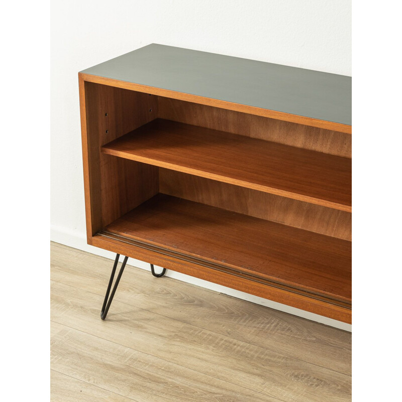 Vintage walnut sideboard with two sliding doors by Georg Satink for Wk Möbel, Germany 1950