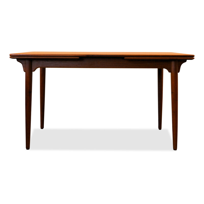 Omann Jun Møbelfabrik extentable dining table in teak, Gunni OMANN - 1960s