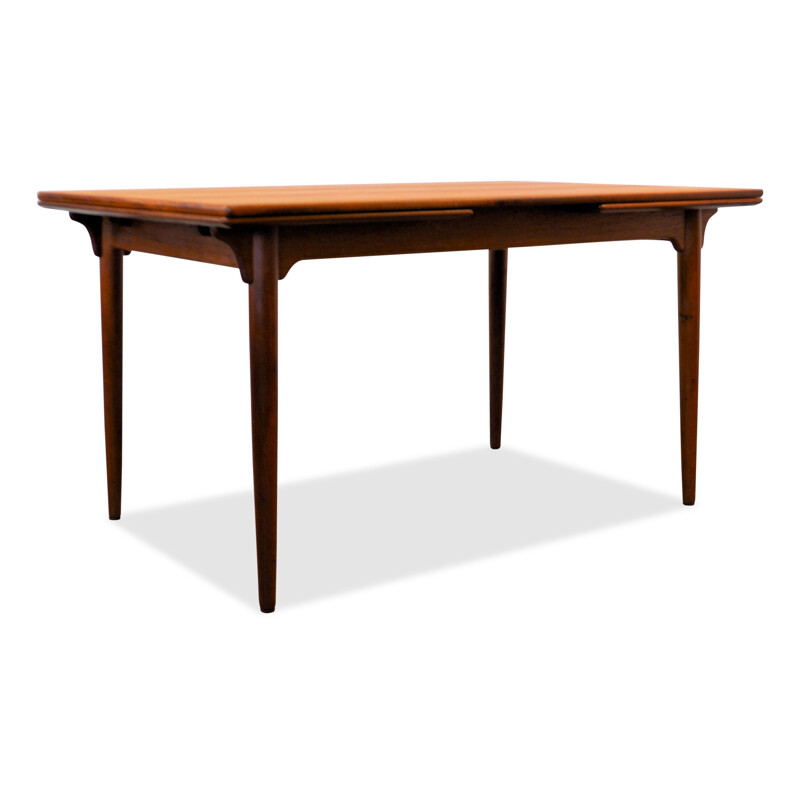 Omann Jun Møbelfabrik extentable dining table in teak, Gunni OMANN - 1960s