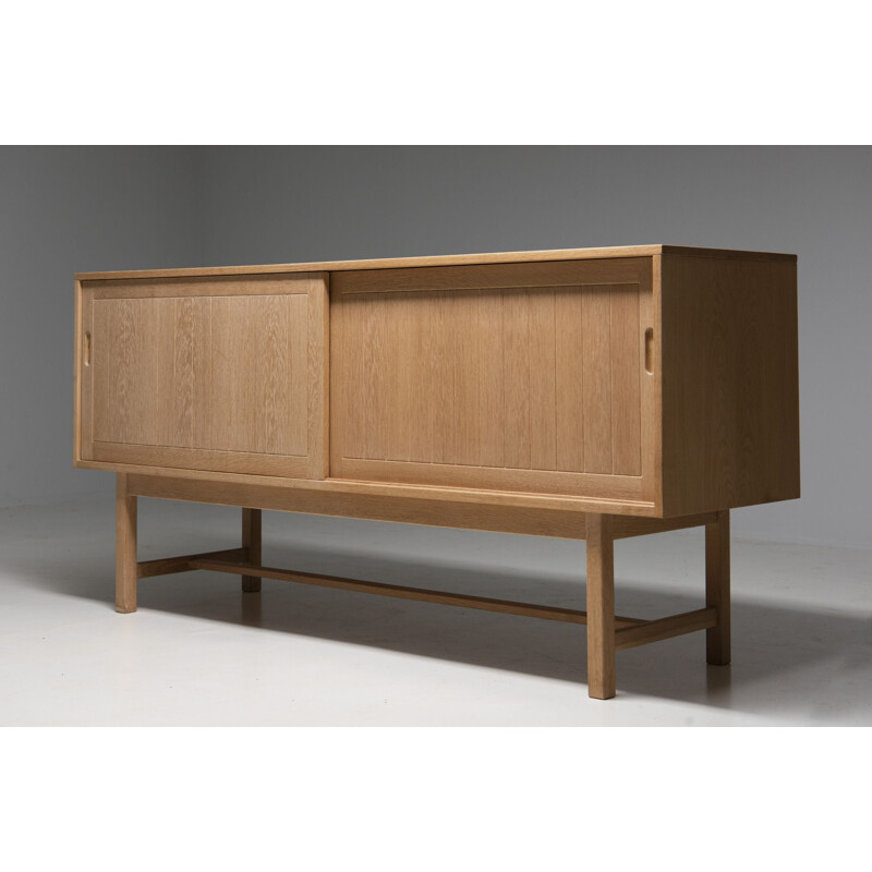 Vintage oakwood highboard by Kurt Østervig for Kp Mobler, Denmark