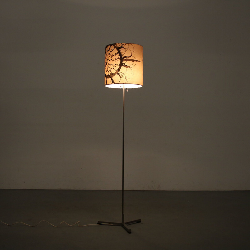 Vintage floor lamp by Willem Hagoort, Netherlands 1960s