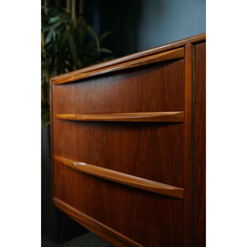 Mid century teak McIntosh sideboard with lefthand drawers