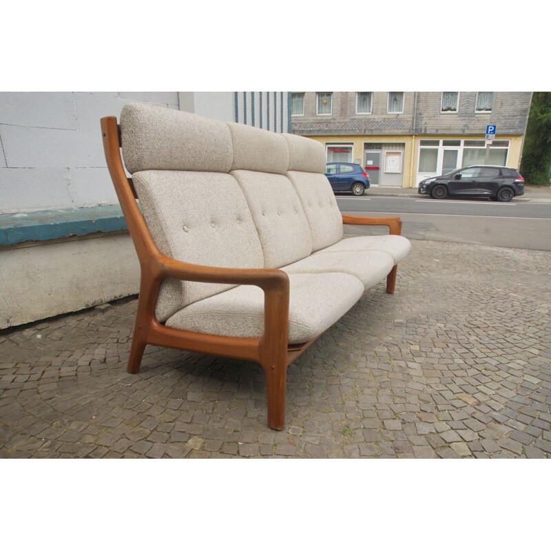 Mid century teak sofa 3-seater by Gustav Thams for Vejen Polstermøbel, Denmark 1960s
