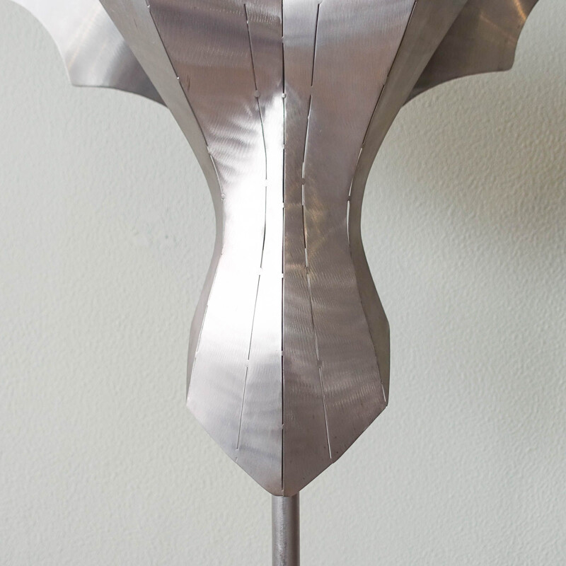Vintage sculpturale Engel vloerlamp van Reinhard Stubenrauch, Duitsland 1990
