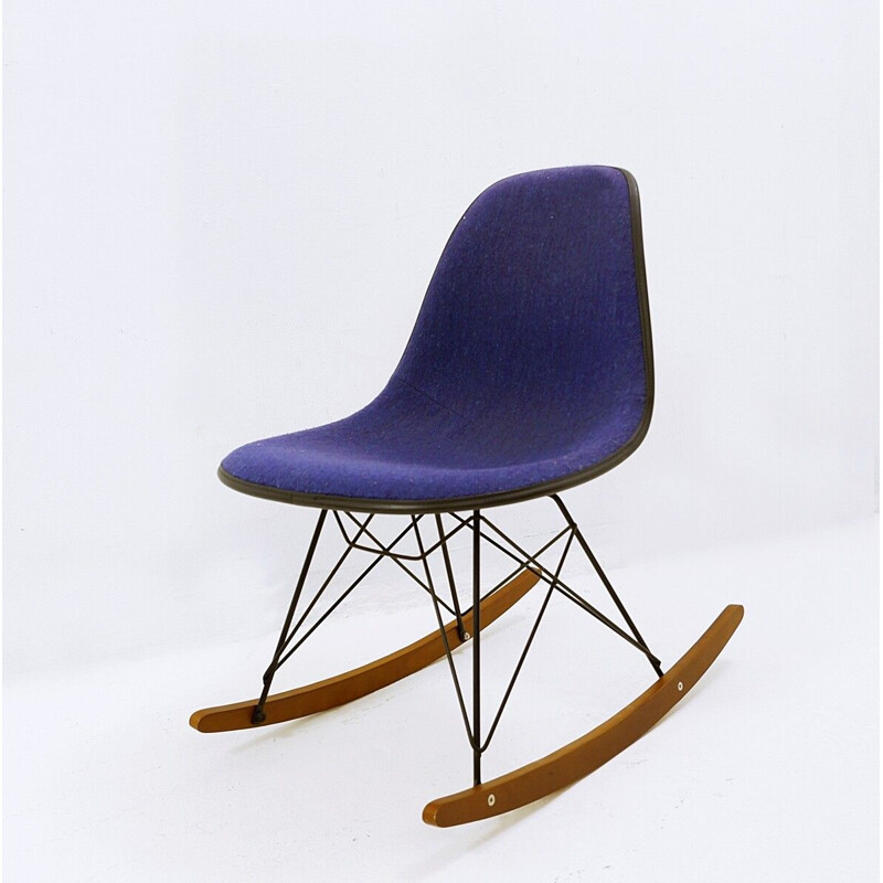 Chaise à bascule vintage par Emaes pour Herman Miller, 1960