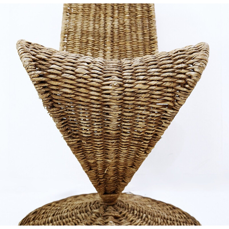 Silla vintage de hoja de plátano de Marzio Cecchi para Most, 1970