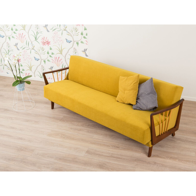 Vintage yellow sofa, 1950s