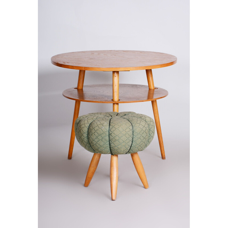 Mid century round footrest, 1950s