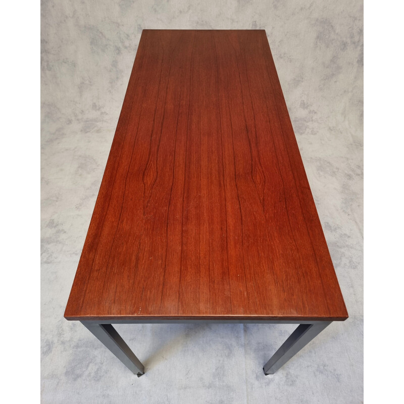 Vintage modernist teak desk by Herbert Hirche for Holzapfel, 1960