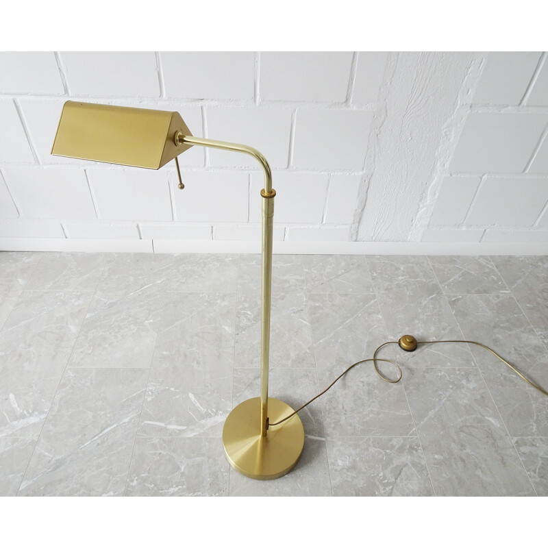 Brass vintage floor lamp by Sölken Leuchten, 1960-1970s