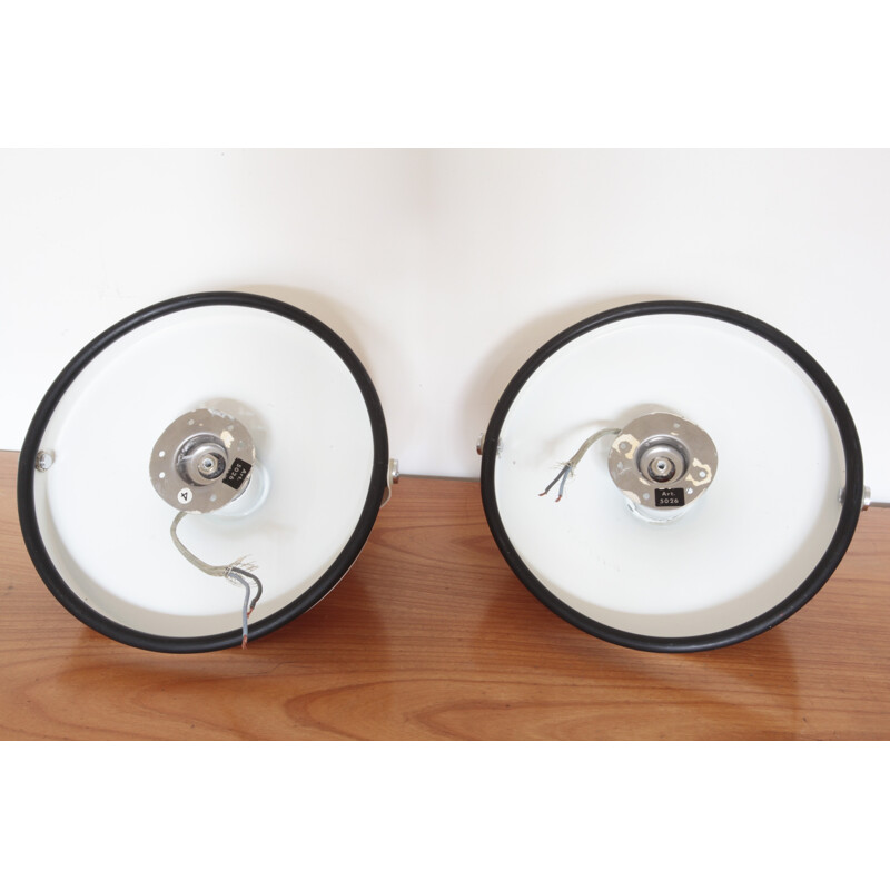 Pair of Italien iGuzzini wall lamps - 1970s