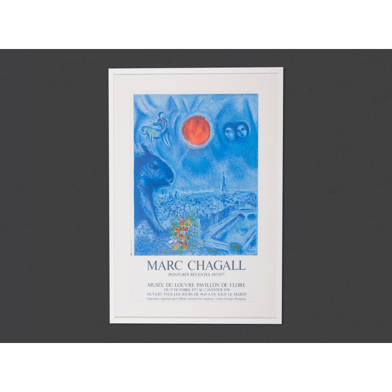 Cartaz da exposição Vintage de Marc Chagall