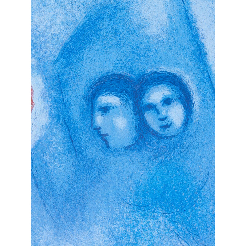 Cartel de época de la exposición de Marc Chagall