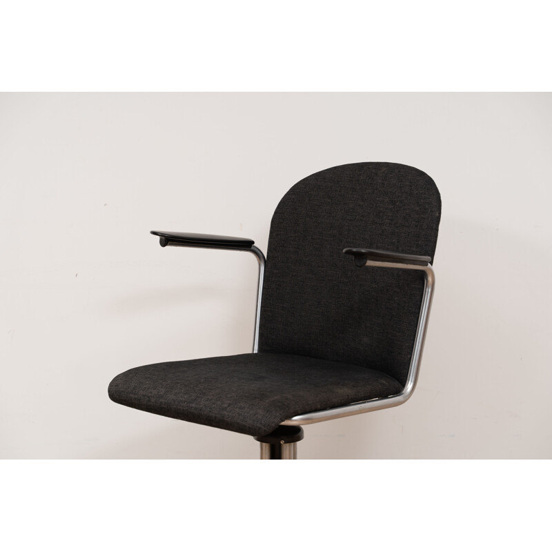 Vintage office armchair by Wh. Gispen for Gispen Culemborg