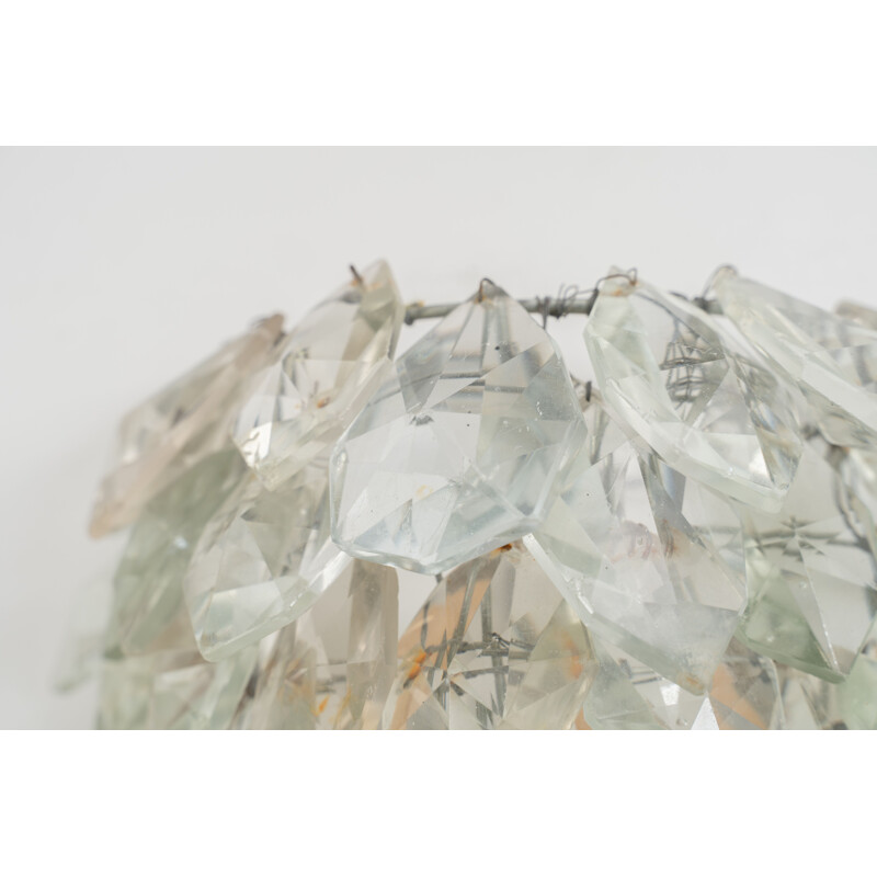 Vintage glass wall lamp