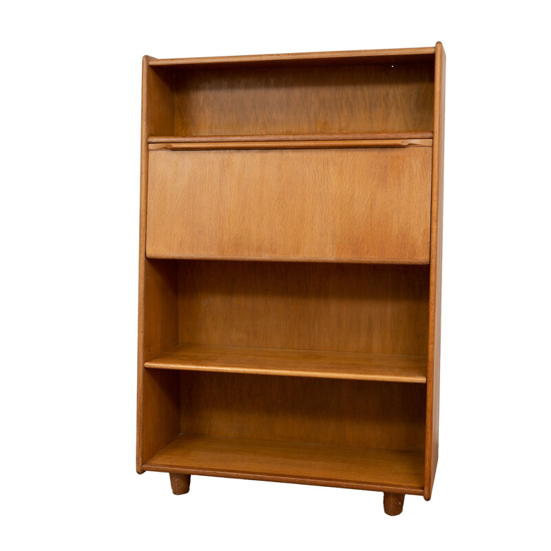 Vintage oakwood bookcase by Cees Braakman for Pastoe