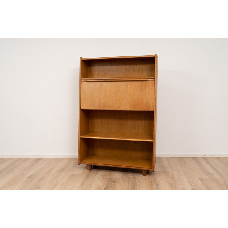 Vintage oakwood bookcase by Cees Braakman for Pastoe