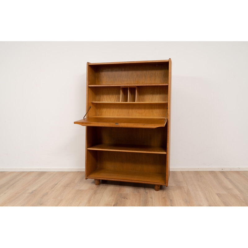 Vintage oakwood bookcase by Cees Braakman for Pastoe