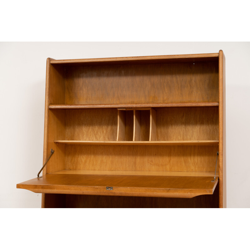 Vintage oakwood bookcase by Cees Braakman for Pastoe