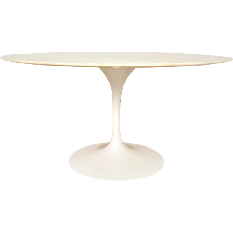 Vintage Carrara marble table by Eero Saarinen for Knoll, 1960