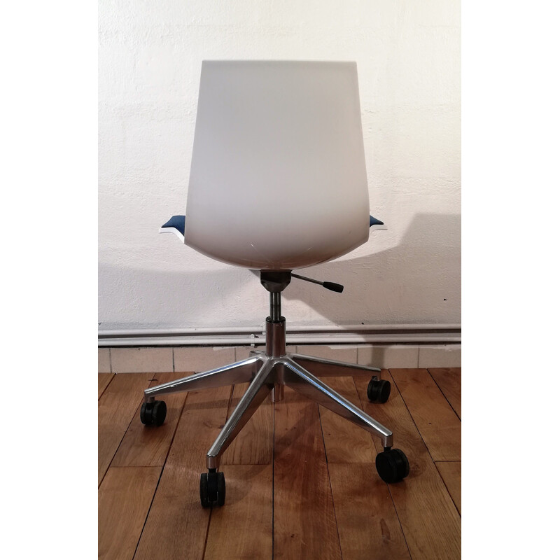 Elena blue vintage office chair