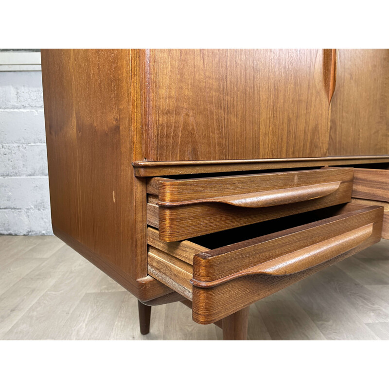 Scandinavian vintage teak sideboard by Johannes Andersen for Uldum Møbelfabrik, 1960