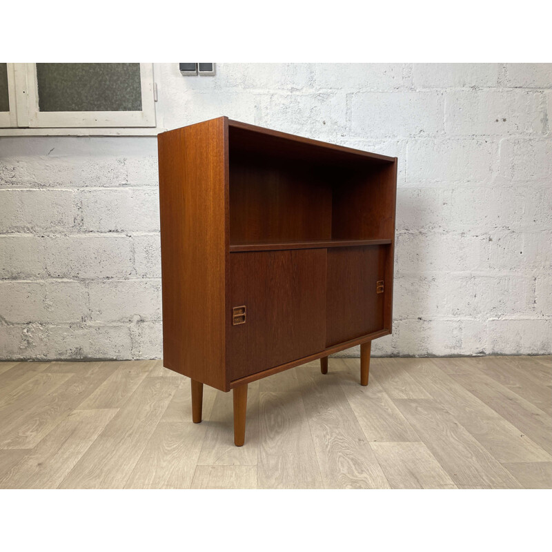 Scandinavian vintage teak bookcase, 1960