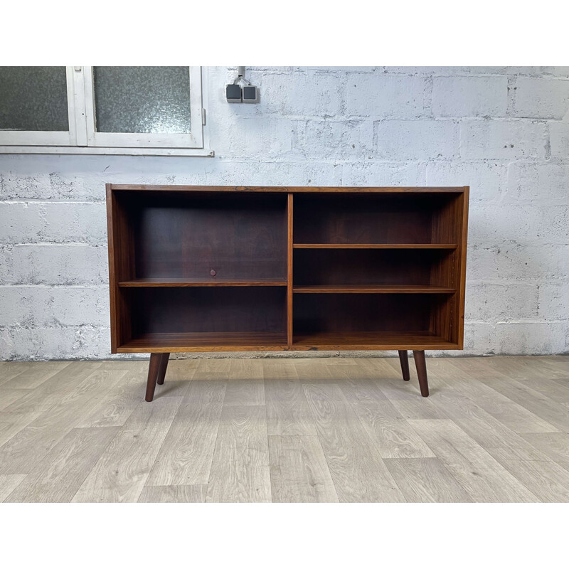 Bibliothèque scandinave vintage en palissandre par Poul Hundevad, 1960